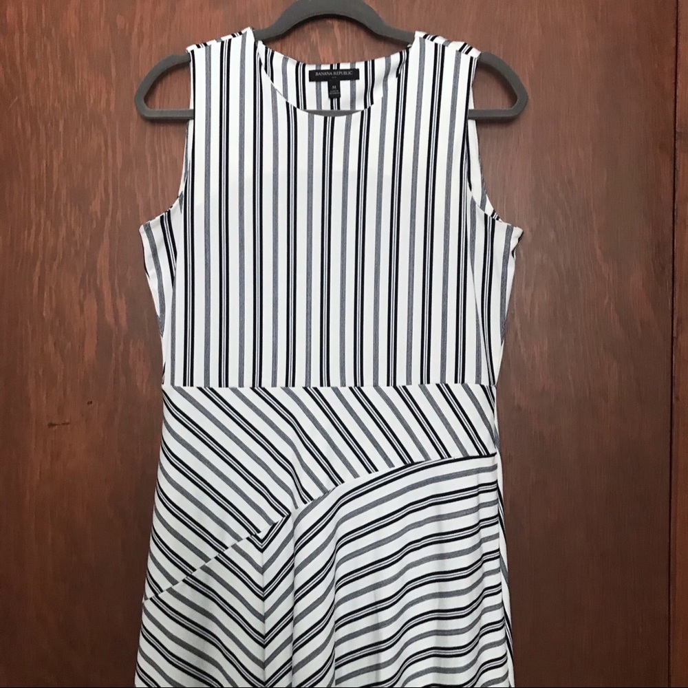 Black & White Striped Dress
